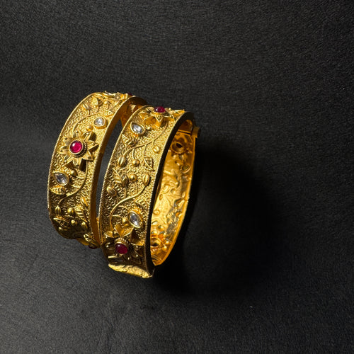 Traditional Matte Gold Kada’s